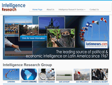 Tablet Screenshot of intelligenceresearch.com
